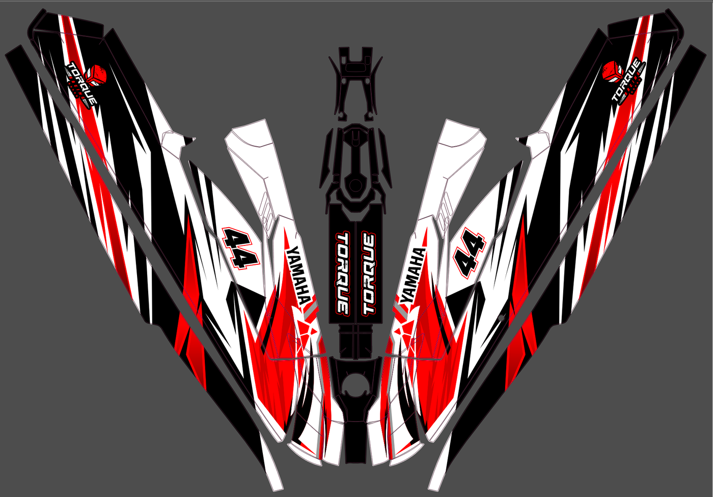 kit gráfico XERAVIS - Yamaha SUPERJET 2021-2025