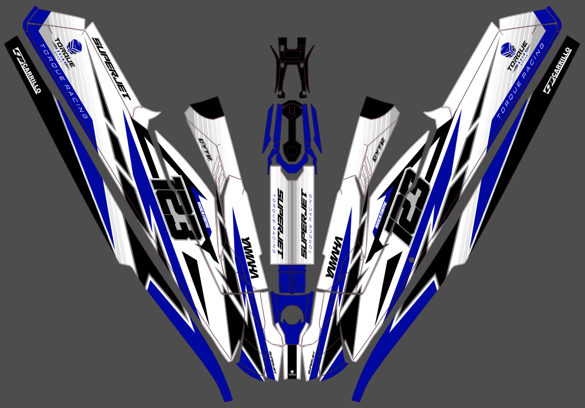 Dekor-Kit AENORIS - Yamaha SUPERJET 2021-2025
