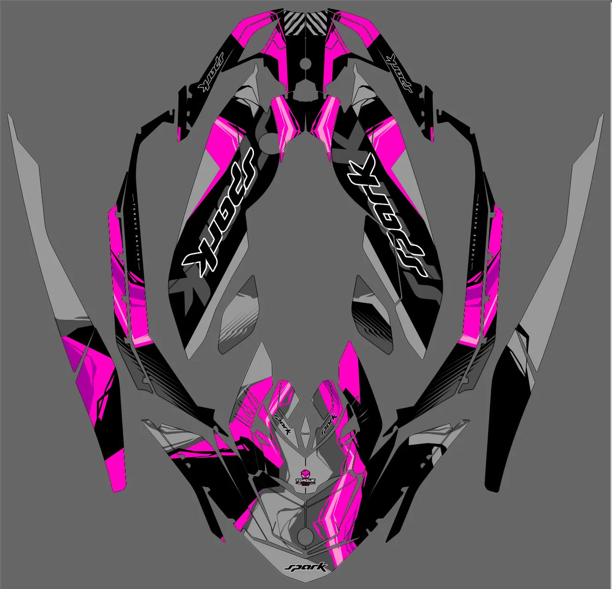 kit grafiche Seadoo SPARK TRIXX 2UP 3UP 2019-2023 - VORAXIS