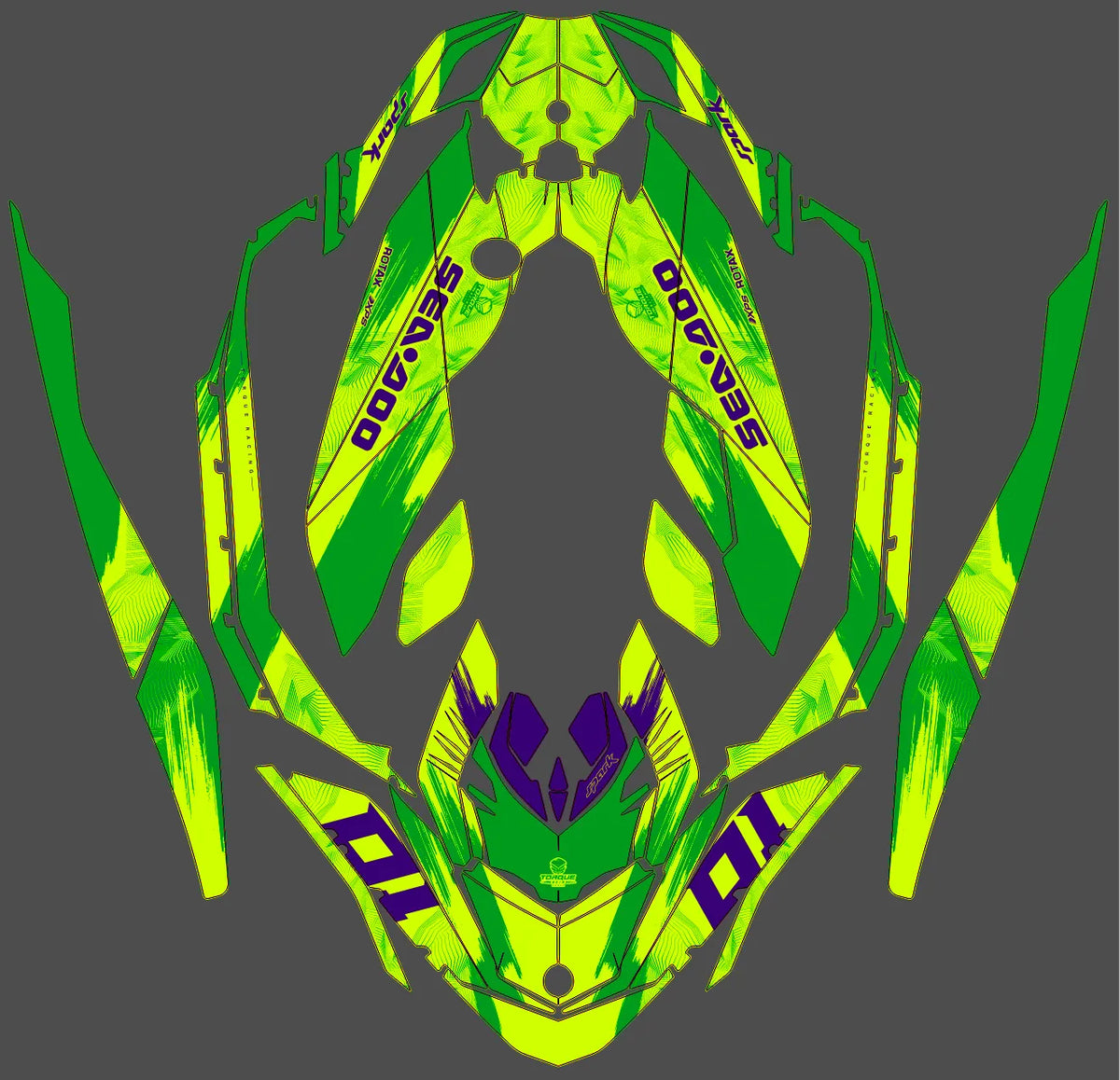 Graphics kit Seadoo SPARK TRIXX 2UP 3UP 2019-2023 - ÆSNYTH