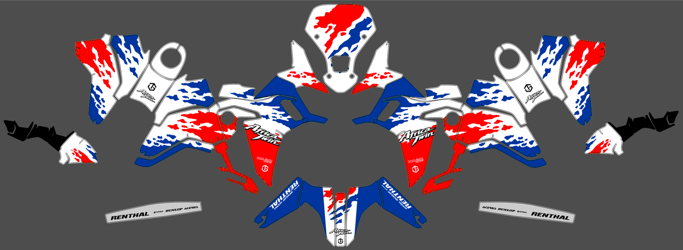 Kit déco HONDA AFRICA TWIN CRF 1000L 2015-2019 - NOVAREX