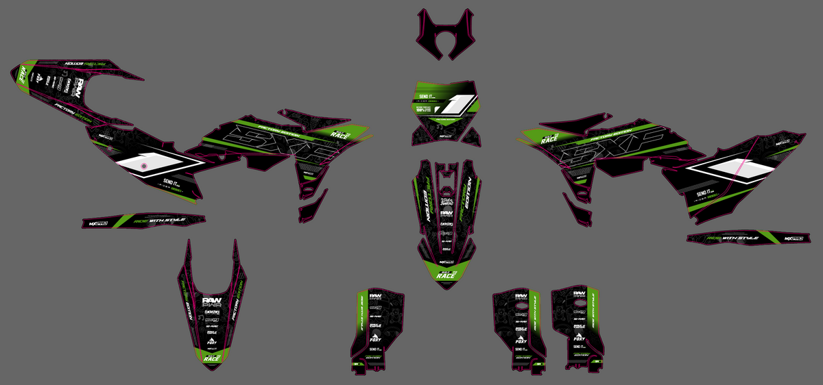 Dekor-Kit KTM SX-SXF 2025 - RYVOR