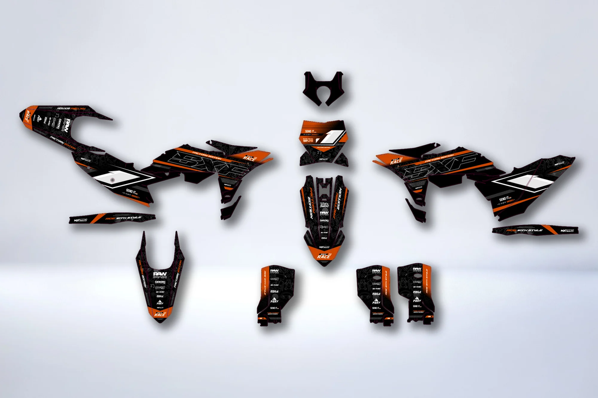Dekor-Kit KTM SX-SXF 2025 - RYVOR