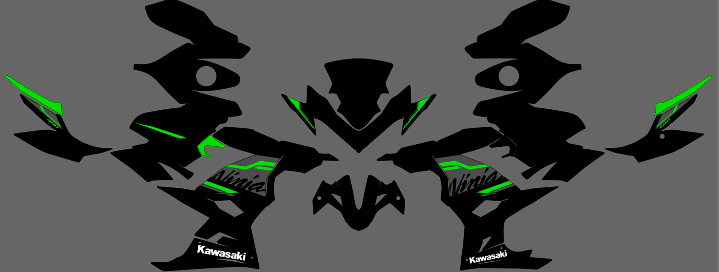 Kit Déco KAWASAKI NINJA 400 2018-2024 - OMNYX