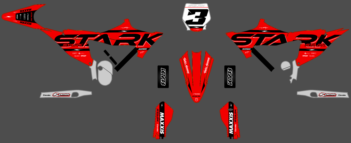 kit grafiche STARK FUTURE VARG - RUDELESS