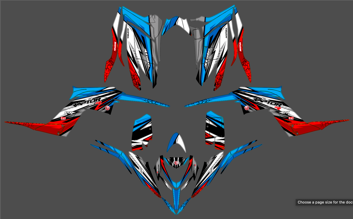 graphics kit Yamaha 700 Raptor 2013-2025 - OMNIX