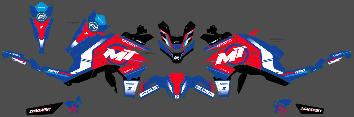 kit gráfico CF MOTO 800 MT 2022-2025 - SYLVORA