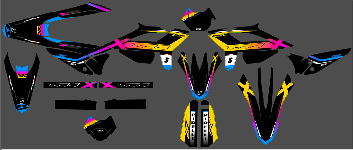 Dekor-Kit Beta 50 RR 2021-2025 - MULTI