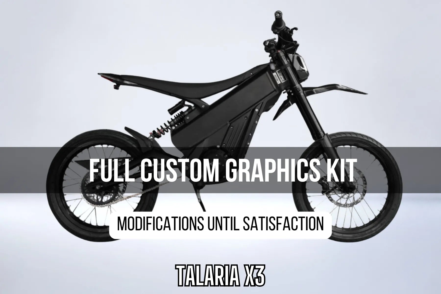 TALARIA X3 100% Custom Decoration Kit