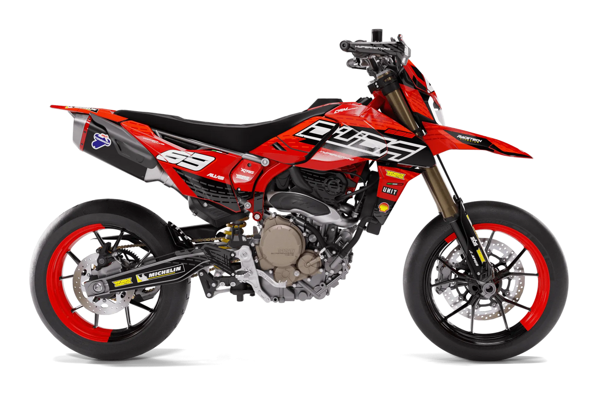 Dekor-Kit Ducati Hypermotard 698 Mono - RED FURY