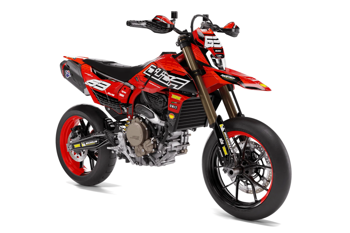 Dekor-Kit Ducati Hypermotard 698 Mono - RED FURY