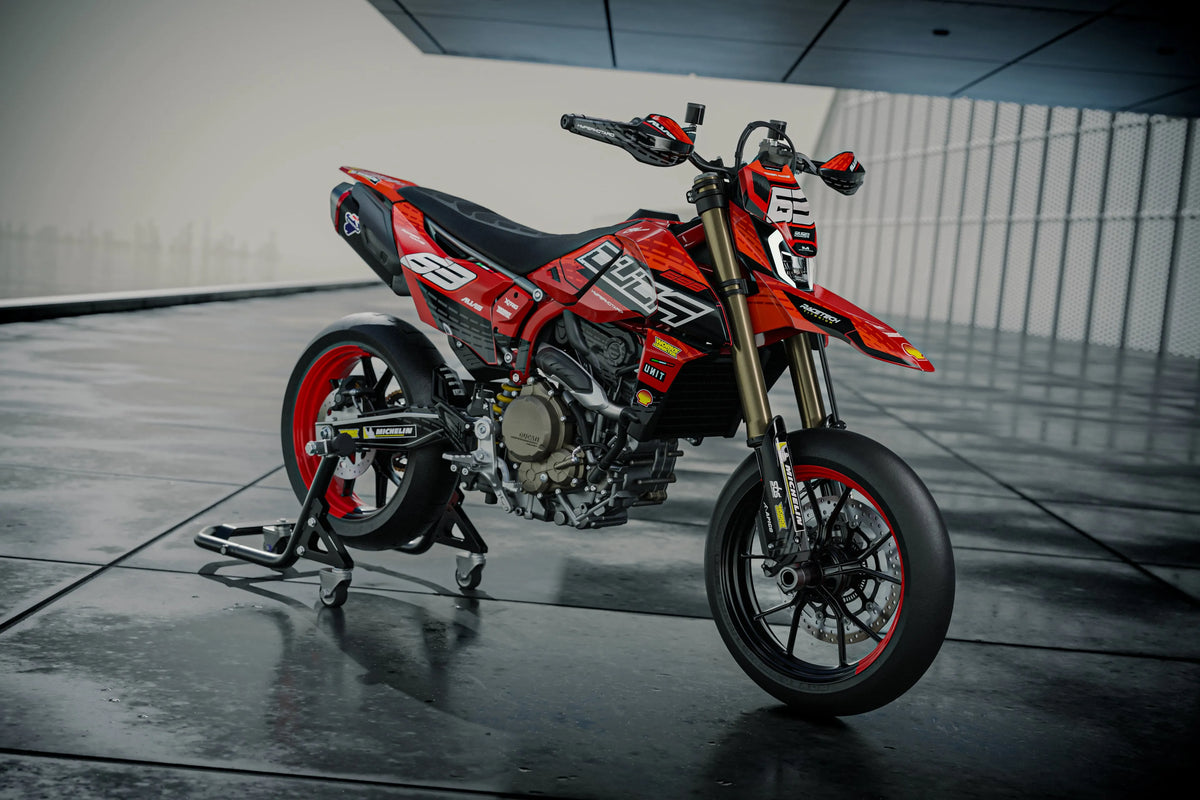 Dekor-Kit Ducati Hypermotard 698 Mono - RED FURY
