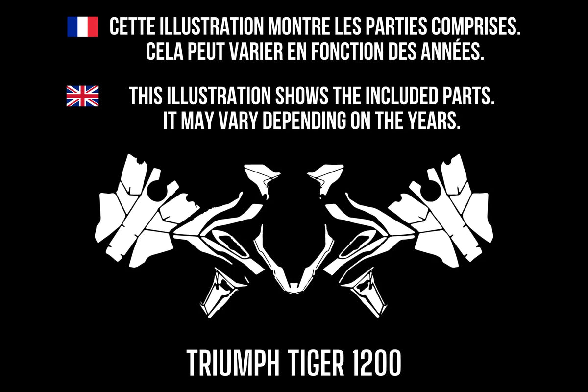 Kit Déco TRIUMPH TIGER 1200 100% personnalisé