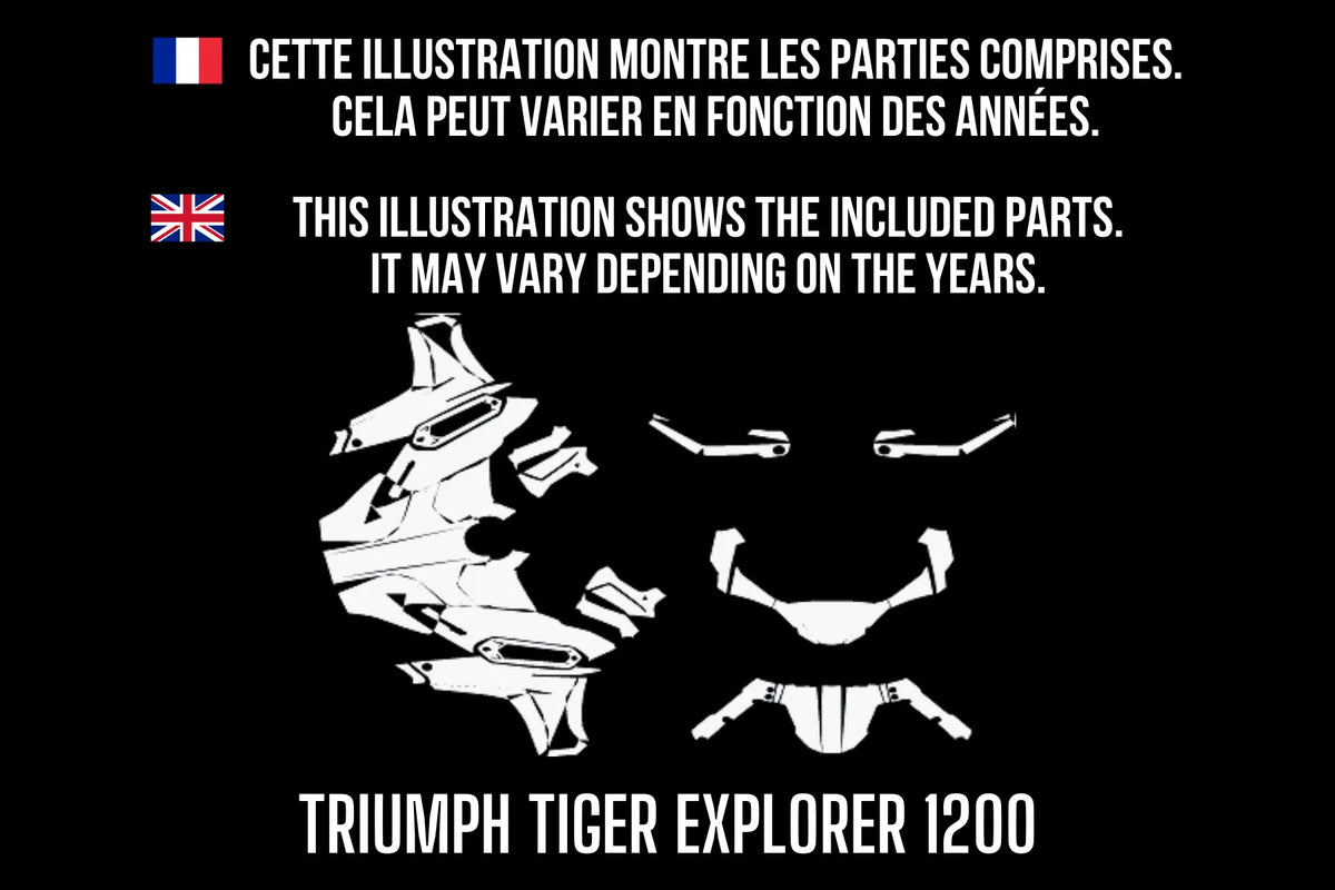 Kit Déco TRIUMPH TIGER EXPLORER 1200 100% personnalisé