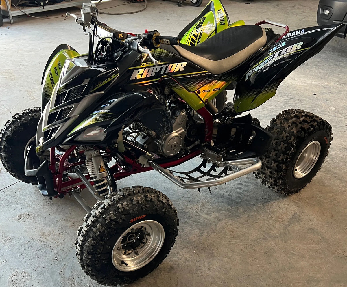 Kit déco Yamaha YFM 700 RAPTOR 2006-2012 - BLACKLUME