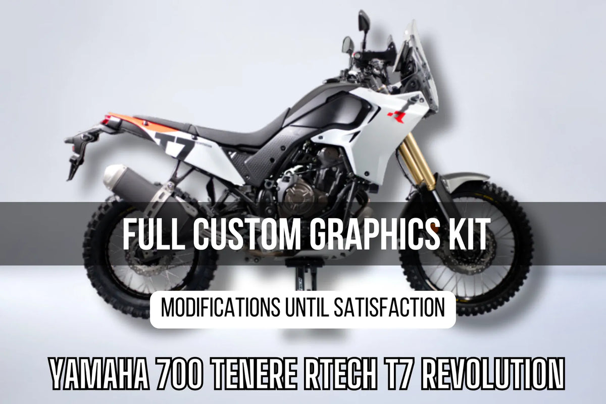 YAMAHA 700 TENERE RTECH T7 Revolution 100% custom Decal Kit