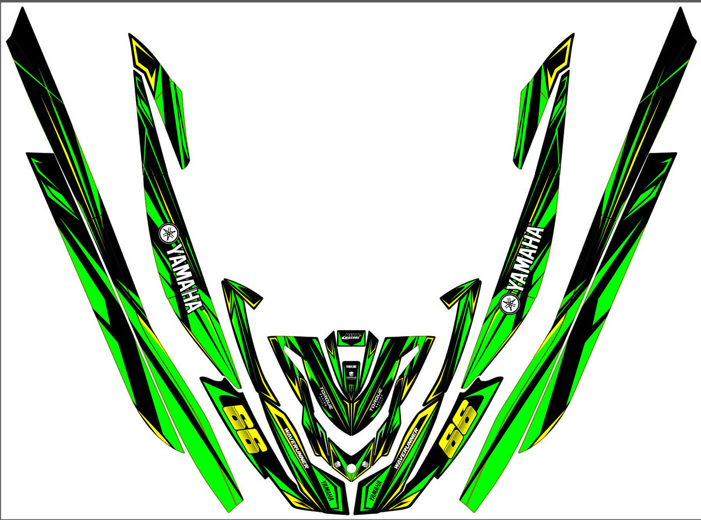Kit Déco MIRAGH – Yamaha GP 1800 SVHO Waverunner 2016-2020