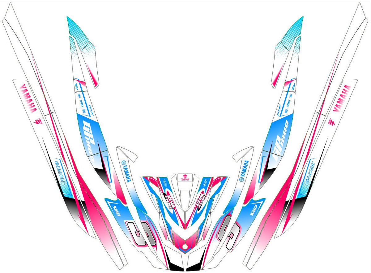 Kit Déco PINK – Yamaha GP 1800 SVHO Waverunner 2016-2020