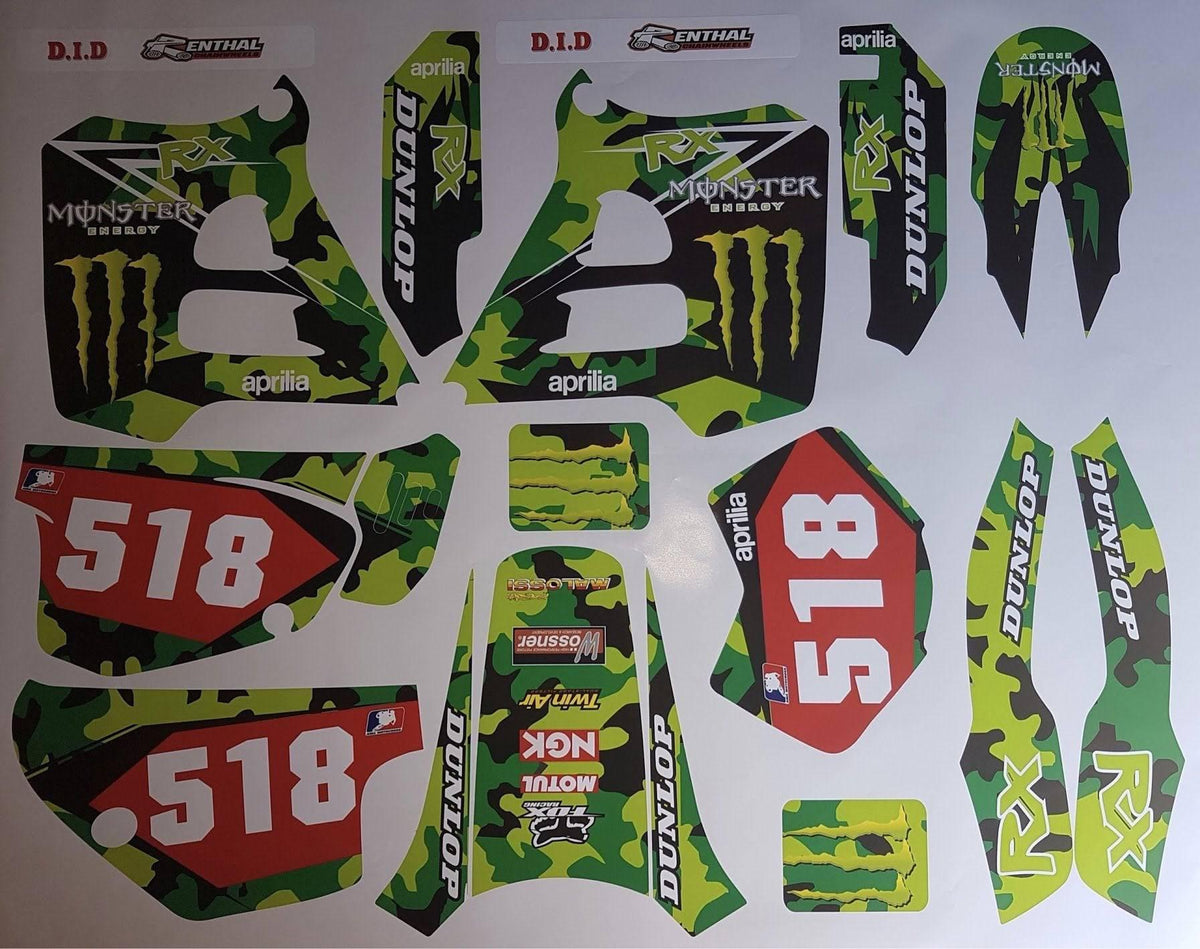 graphics kit Aprilia RX 50 FRONT 2006 (1994-2005) - MONSTER
