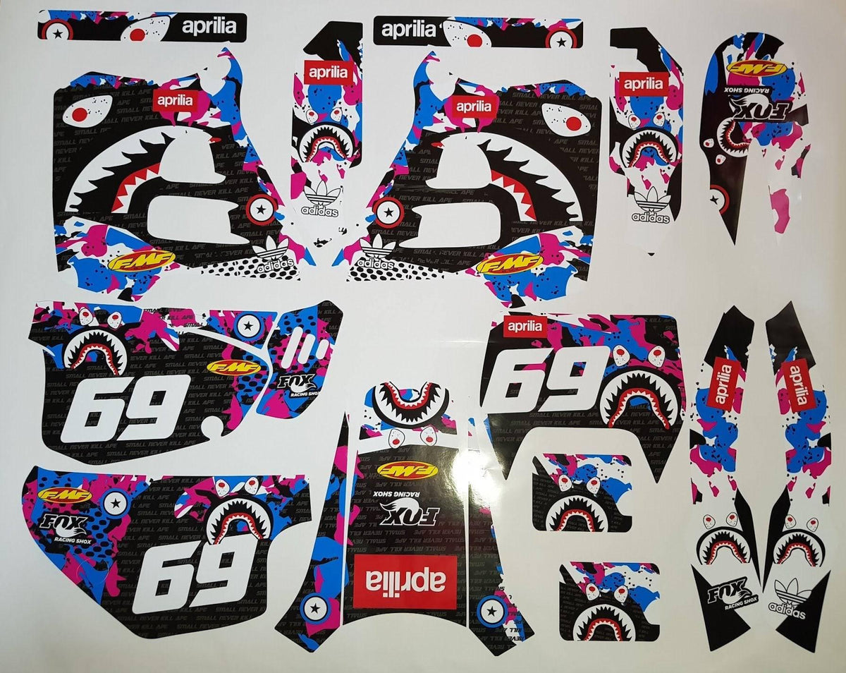 Kit Déco Aprilia RX 50 AVANT 2006 (1994-2005) - SHARK