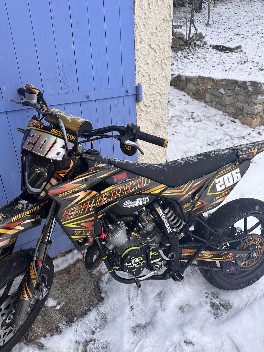 kit gráfico Sherco SE-R SM-R 50cc - STELLAR BRONZE
