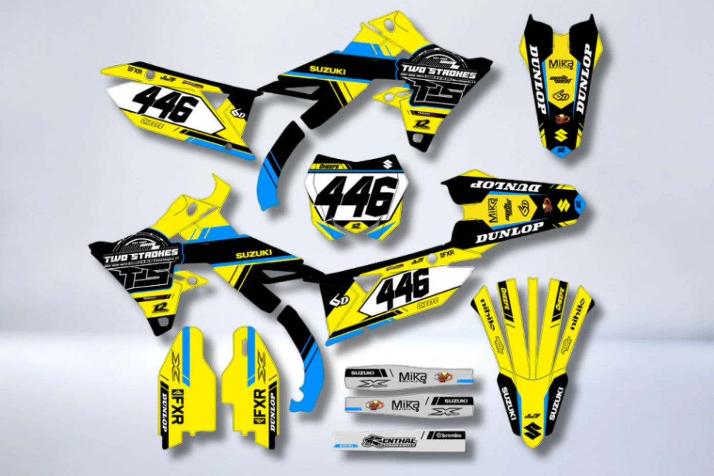 Kit déco SUZUKI RM-Z 450 2018-2025 & RM-Z 250 2019-2023 - VYPRON