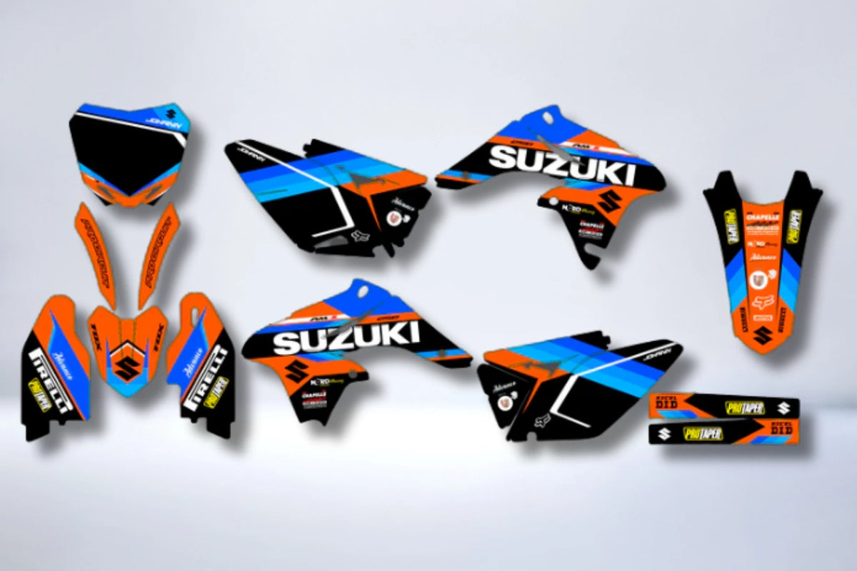 Graphics kit SUZUKI RMZ 250 2010-2018 - RAXION