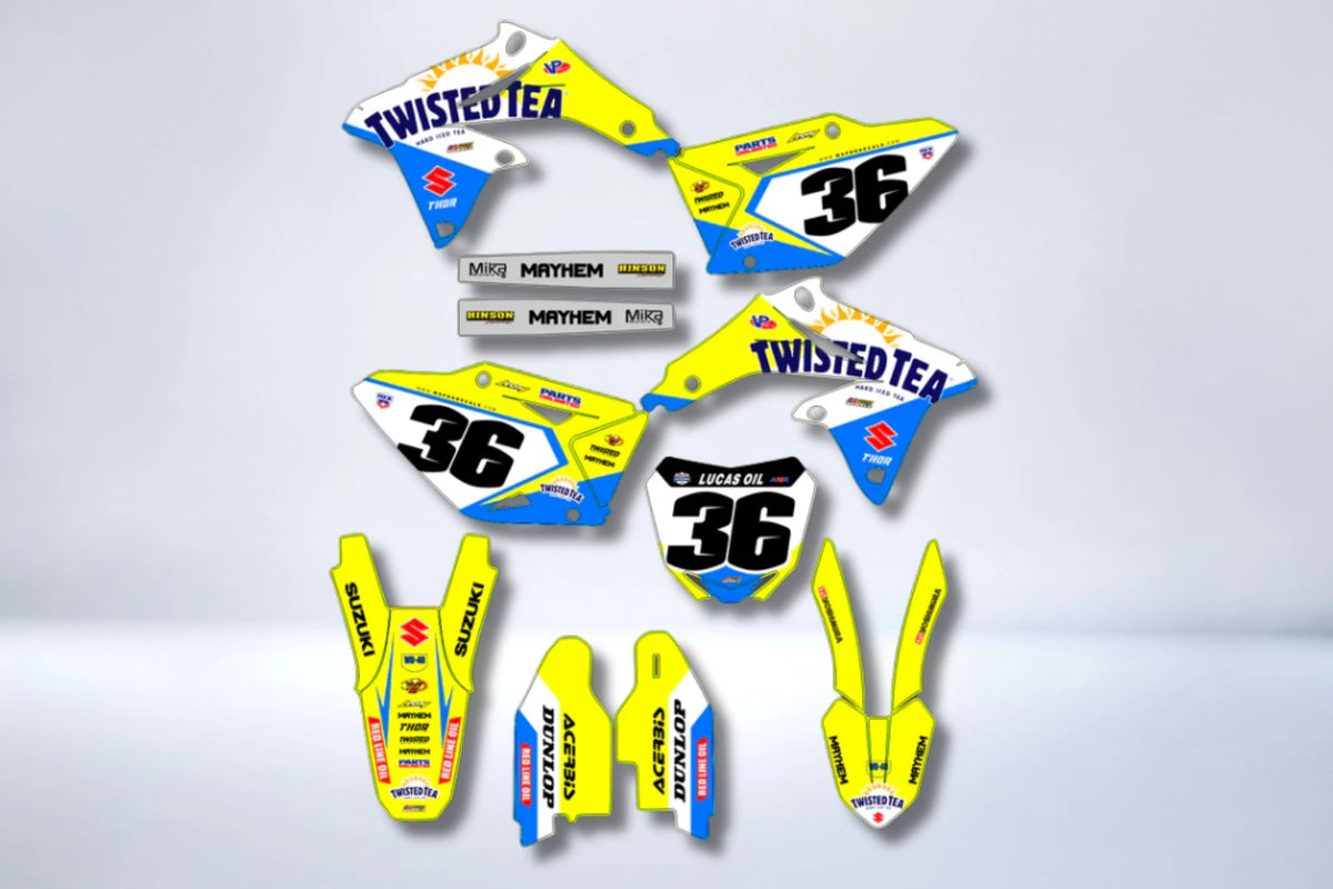 Kit déco SUZUKI RMZ 250 2010-2018 - VORZUX