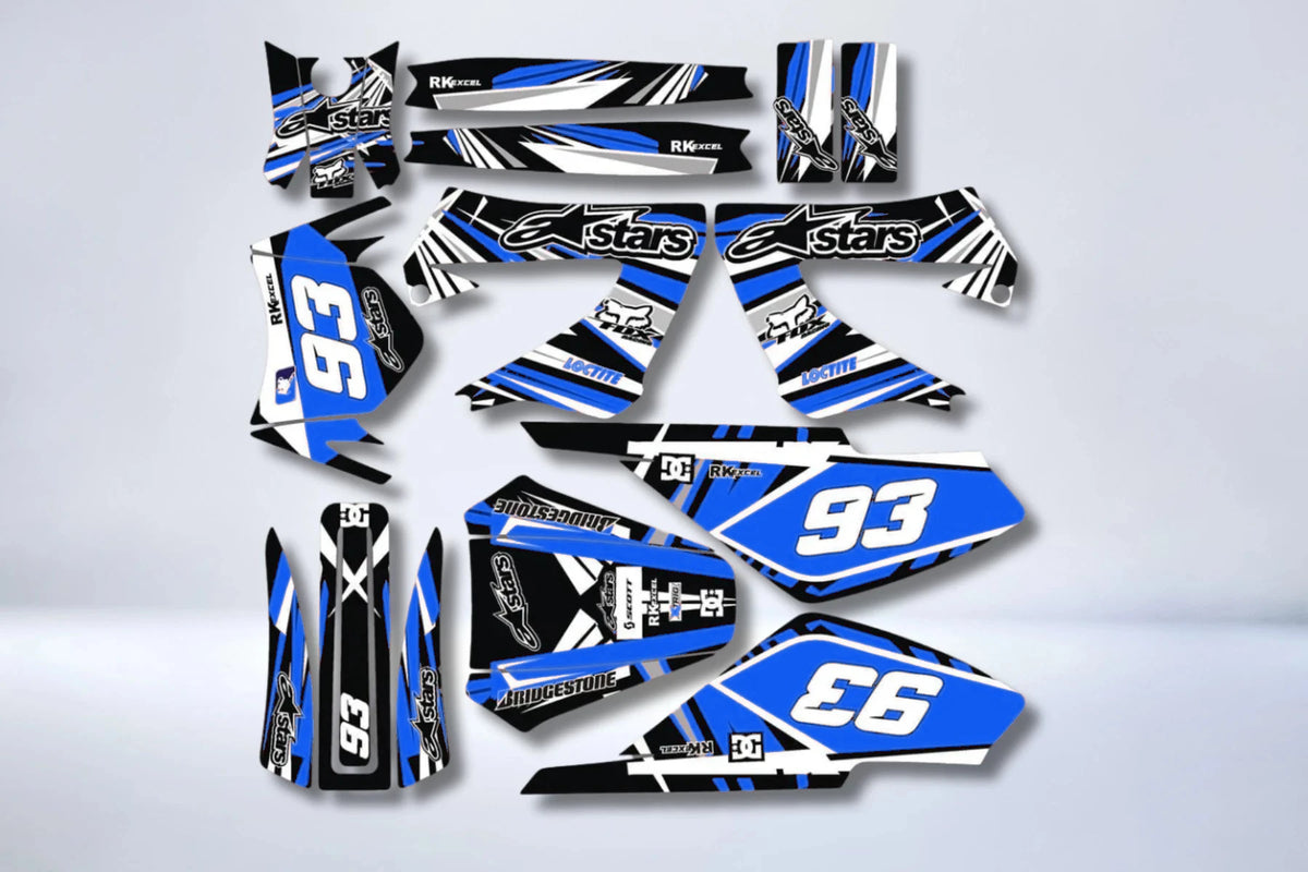Kit Déco DERBI XTREME XRACE AVANT 2011 - RED ALPINESTAR