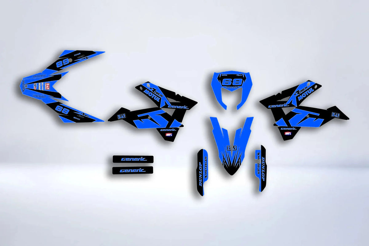 Graphics kit Generic Trigger - YELLOW (non-neon, neon optional)