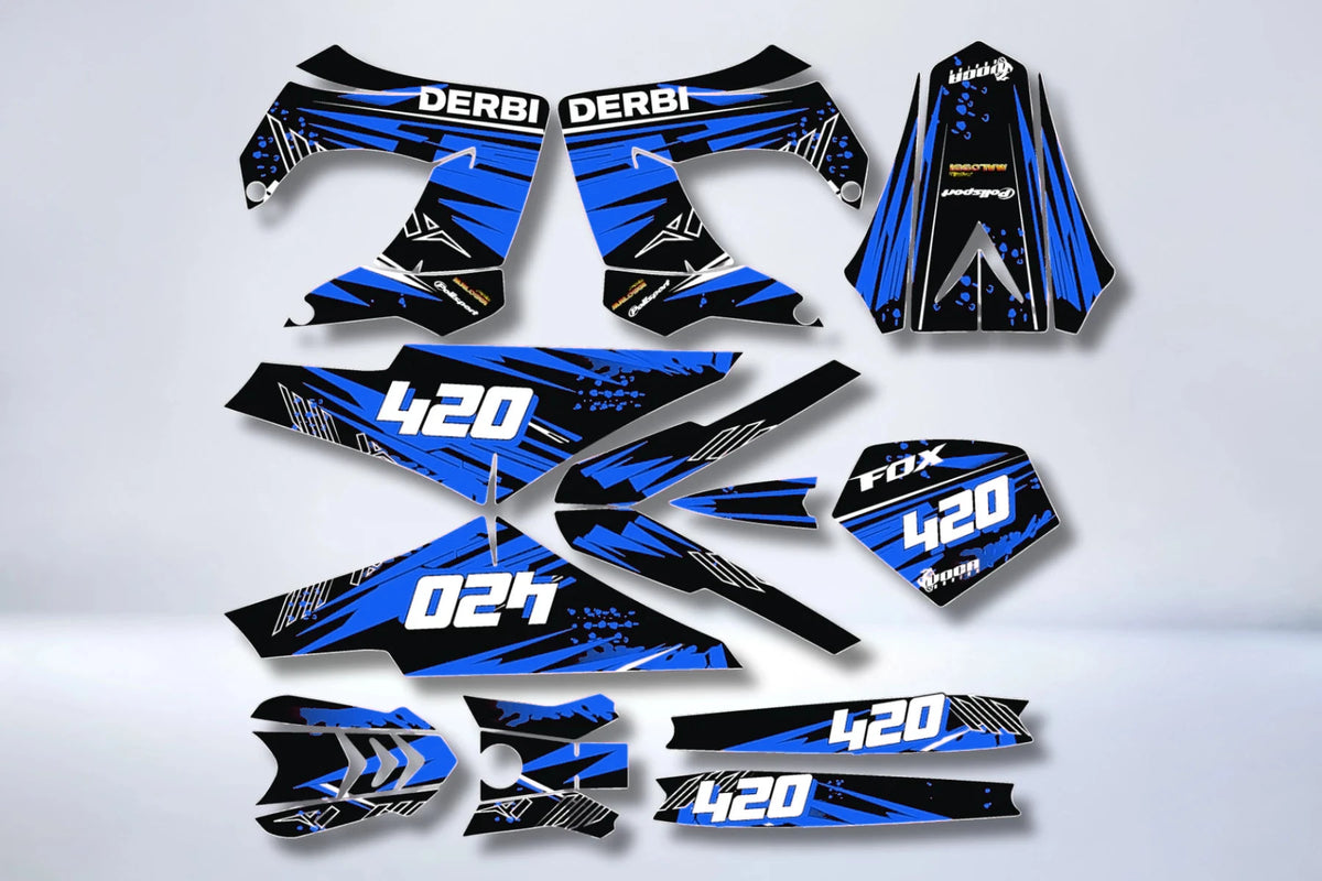 Dekor-Kit DERBI Verkleidungen Victoria Bull Tun'R - ROSA