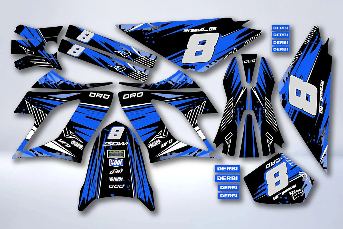 Kit Déco DERBI DRD RACING 2004-2009 - RED