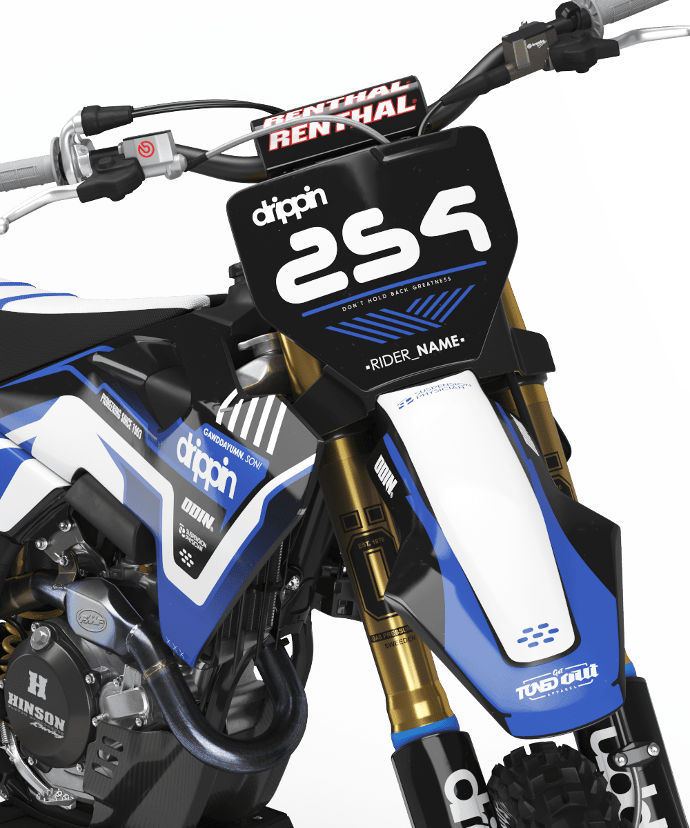 Kit Decoração Husqvarna FC/TC 2023-2024 & TE/FE 2024-2025 - AZUL