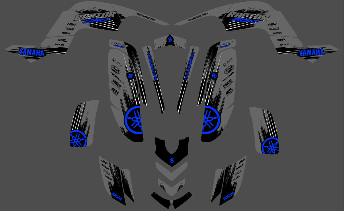 Kit déco Yamaha YFM 660 RAPTOR - XAVORA