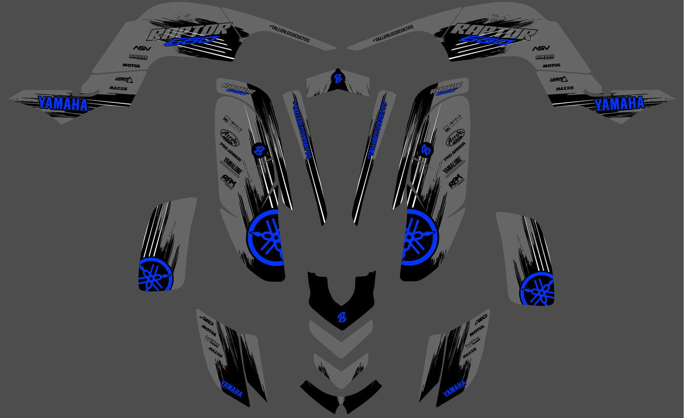 Kit déco Yamaha YFM 660 RAPTOR - XAVORA