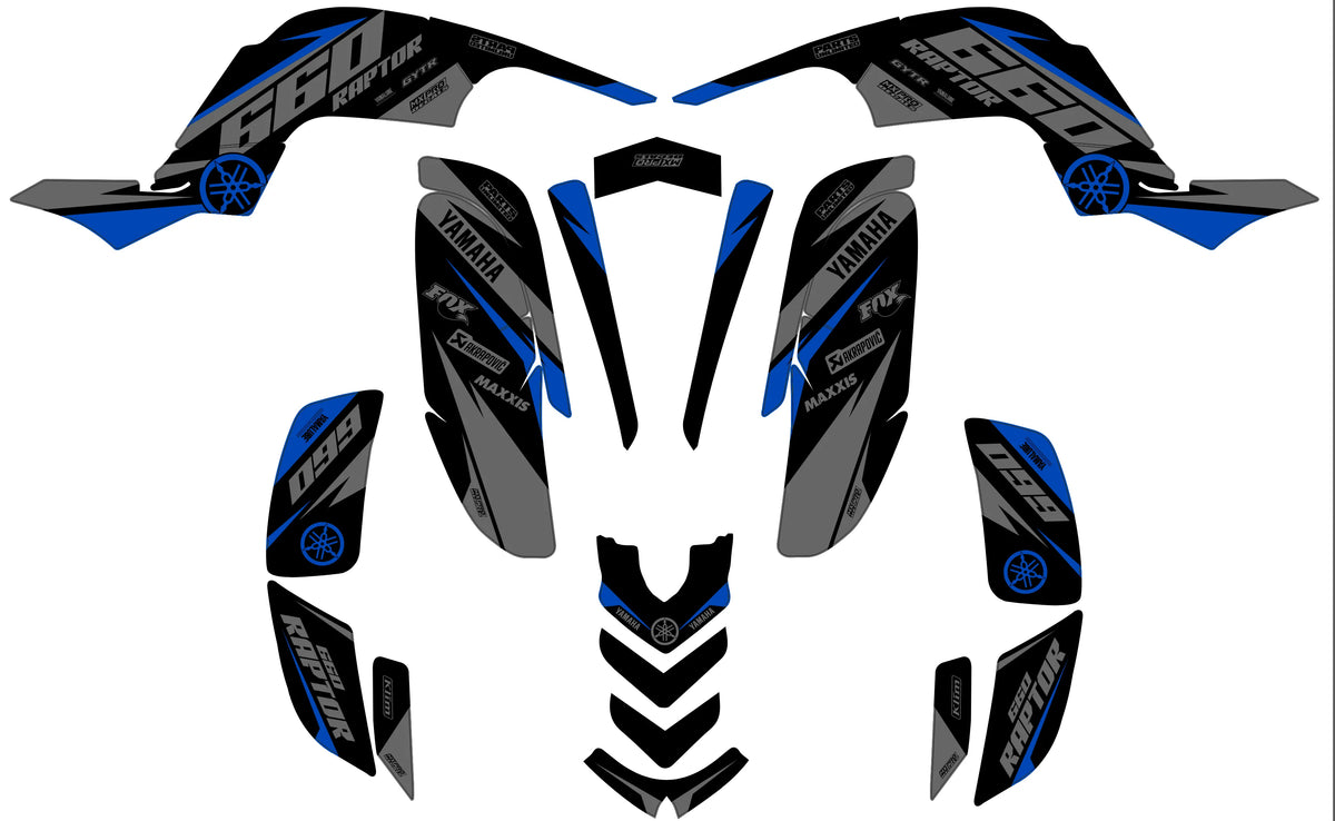 Kit déco Yamaha YFM 660 RAPTOR - MYRONIX