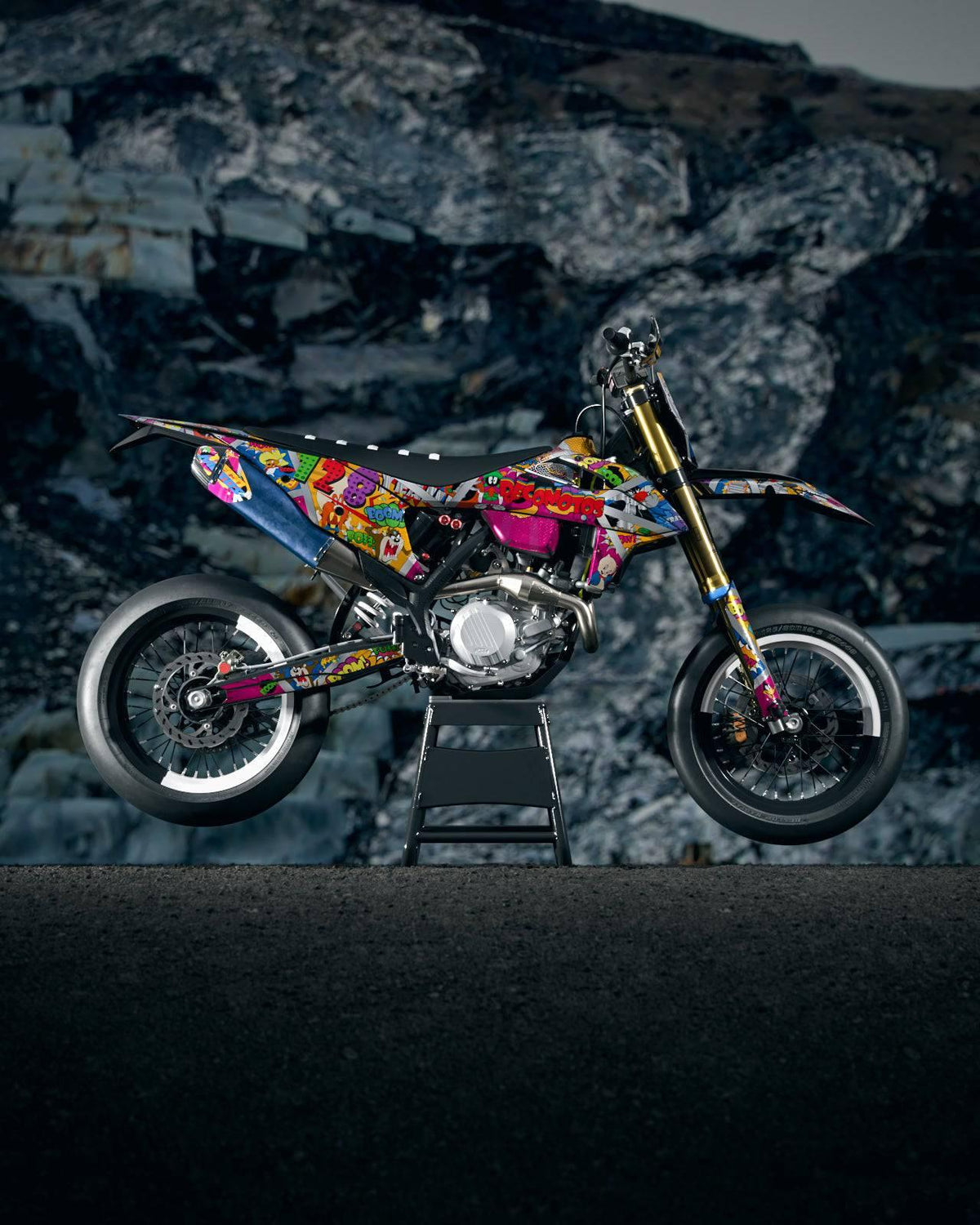 graphics kit KTM adaptable to all models - CARTOON