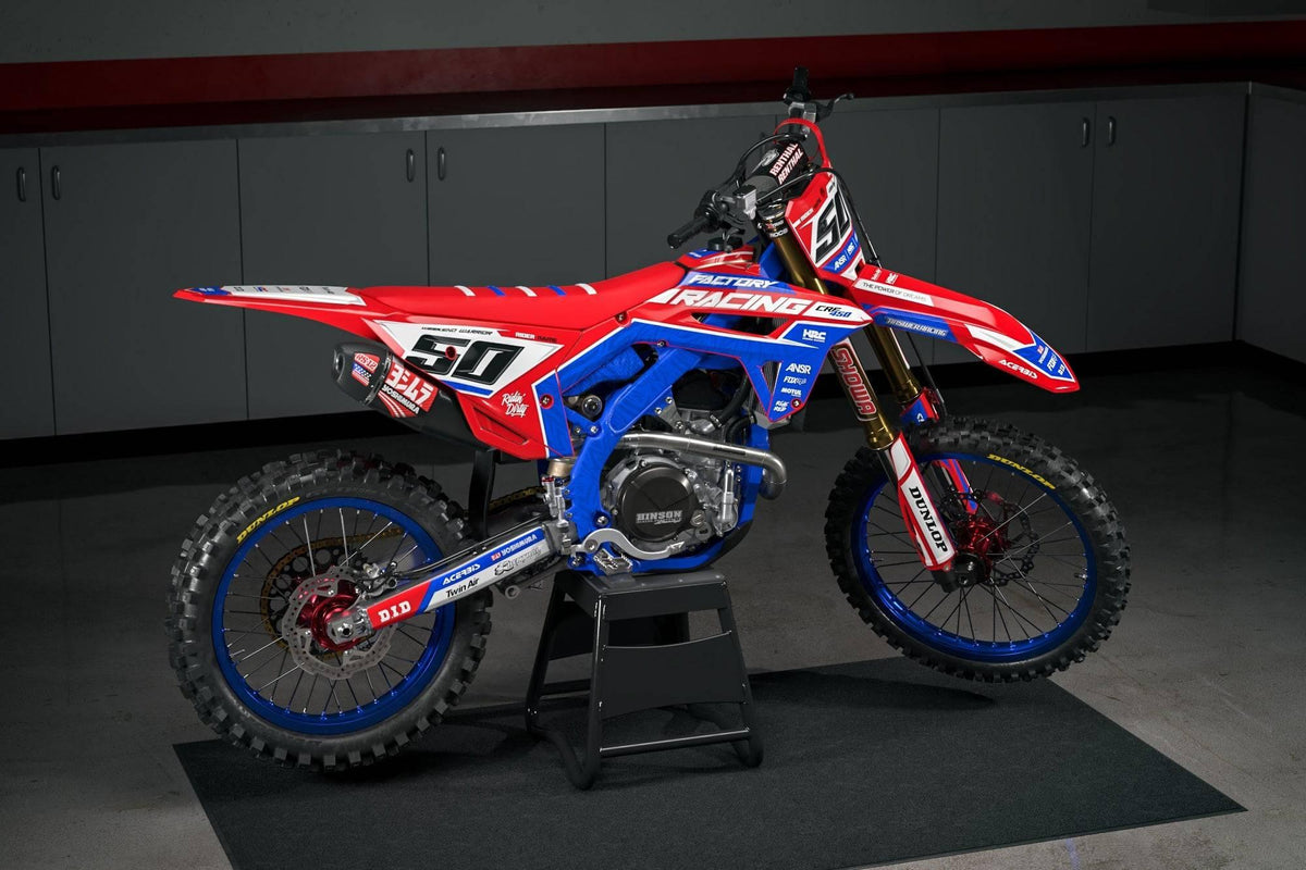 Kit Déco HONDA CRF 250 2022-2024 & CRF 450 2021-2024 - Redbluddy