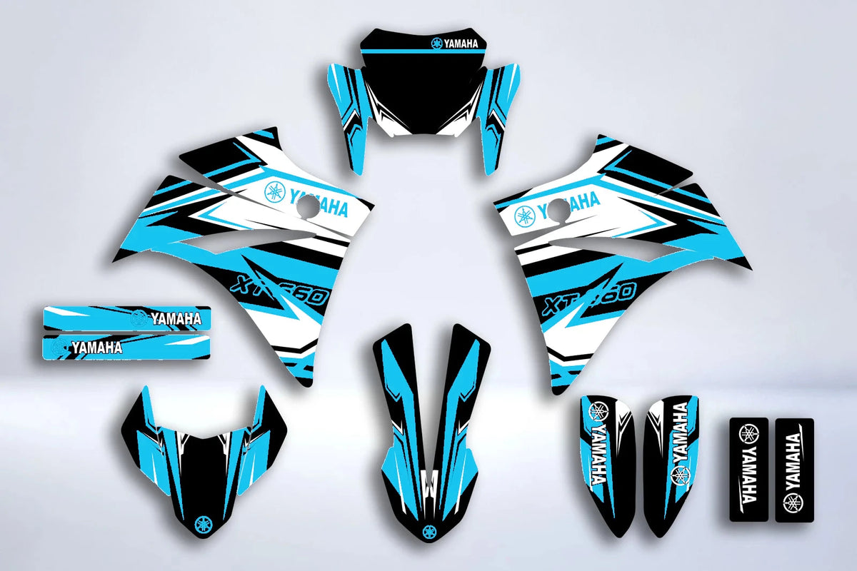 Kit déco YAMAHA XT 660 AVANT 2006 - BLUE