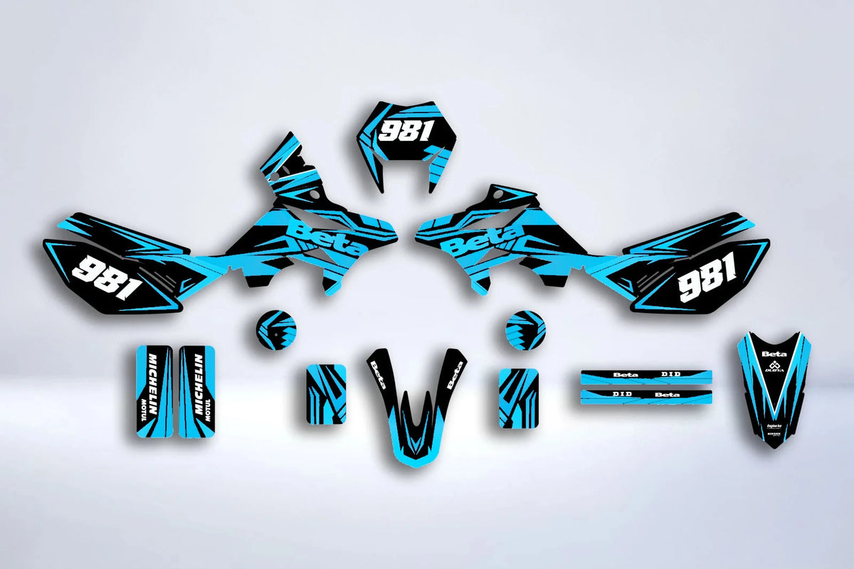 Kit Déco BETA 50 RR 2011-2020 - BLUE PURPLE