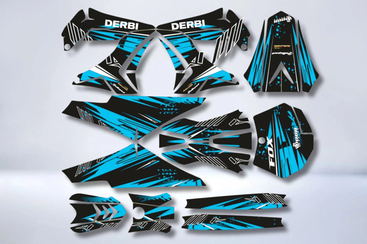 Kit de adhesivos DERBI PLASTIQUE TNT PINK