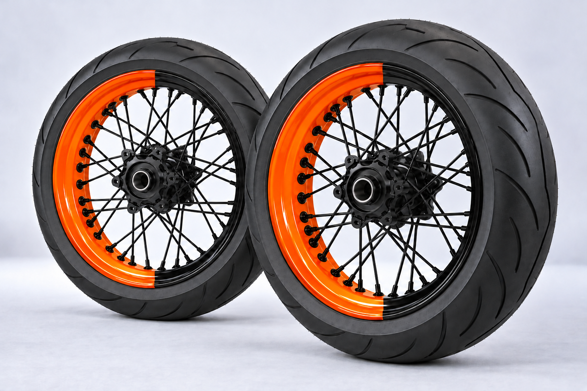 Adesivi Demi-Jantes Bi-ton (50/50 Supermoto)