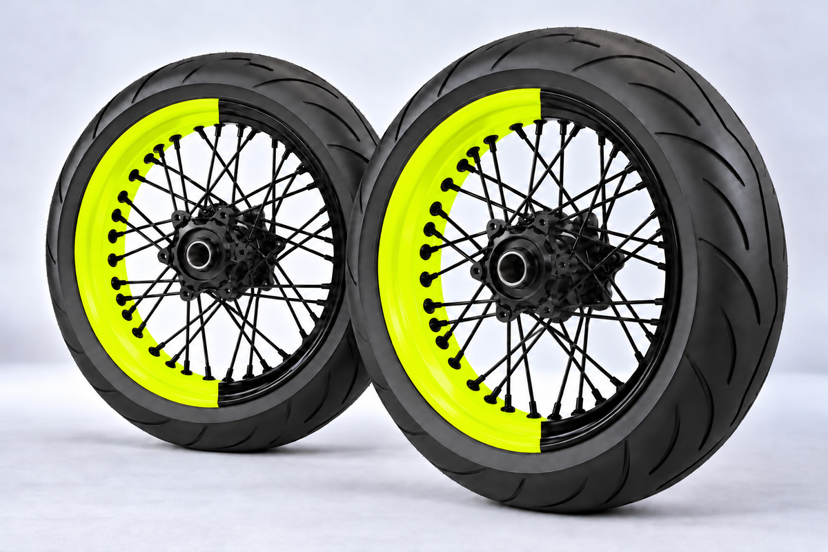 Adesivi Demi-Jantes Bi-ton (50/50 Supermoto)