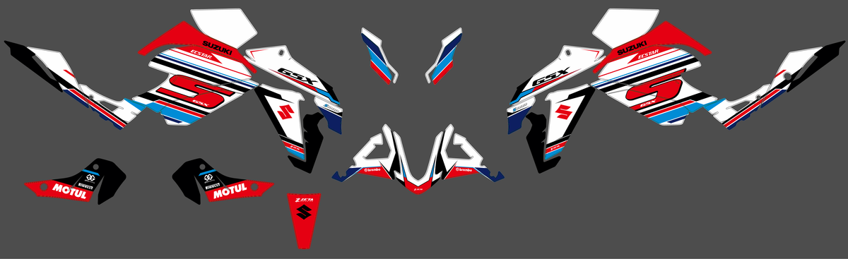 Kit Déco SUZUKI GSX S 1000 / 950 2021-2023 - VYTORIX