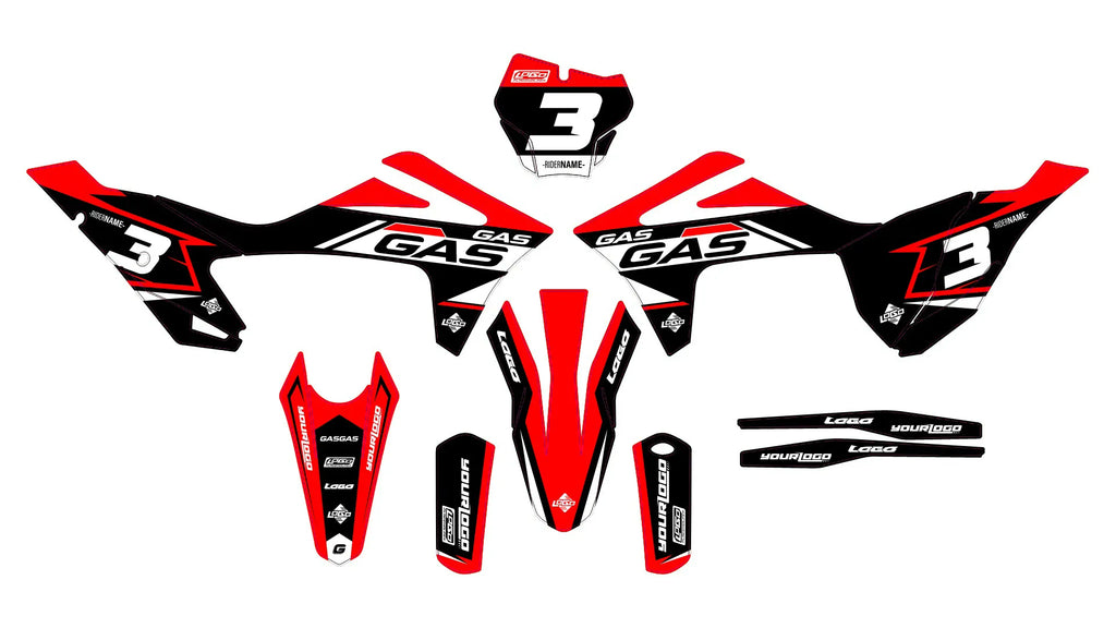 Kit Déco GASGAS EC / EC-F / MC / MC-F 2020-2023 - GRAVION