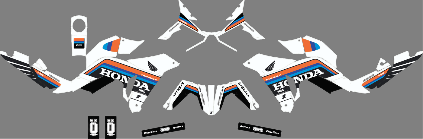 Kit déco HONDA TRANSALP 750 2023-2025 - RAVNAGE