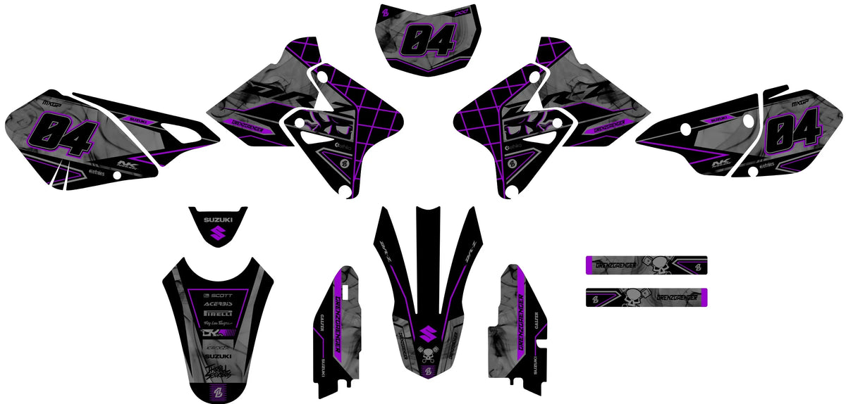 kit grafiche SUZUKI DRZ 400 - ZORVAX