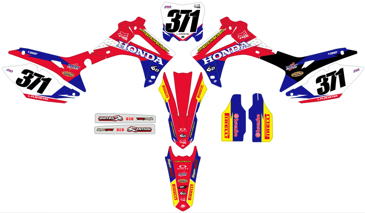 Graphics kit HONDA CRF 250-450 2013-2016 - FURYON