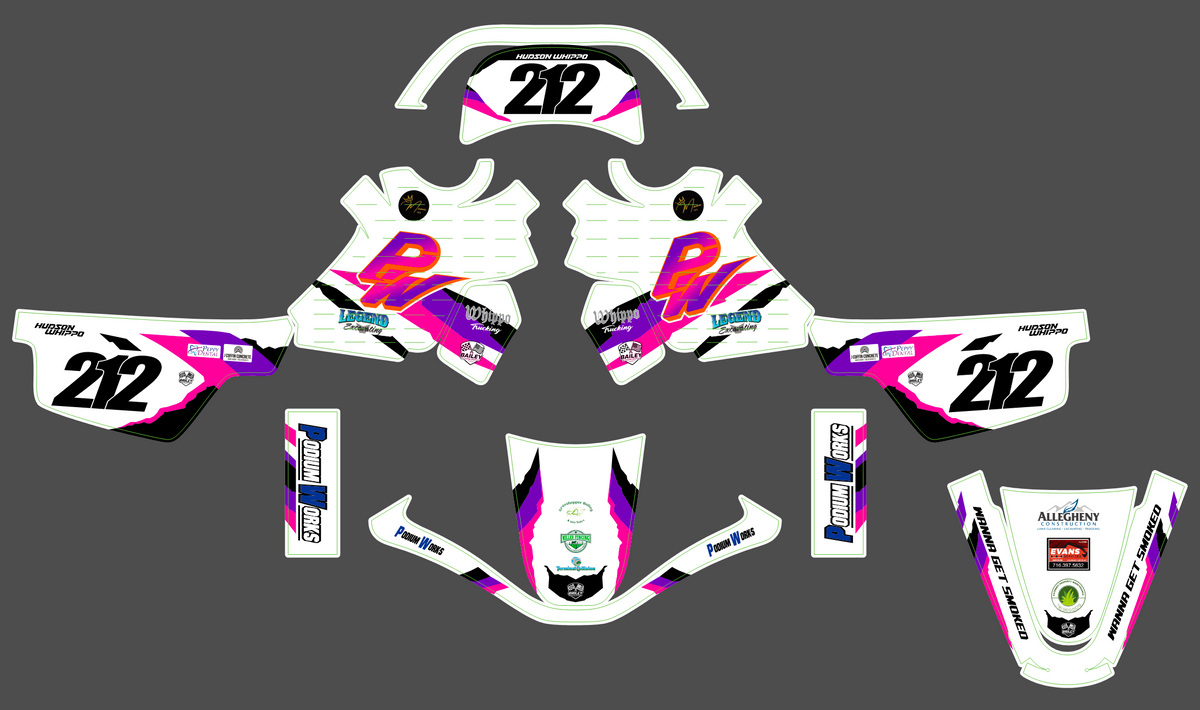 graphics kit YAMAHA PIWI PW 50 80 1990-2025 - GRYPHX