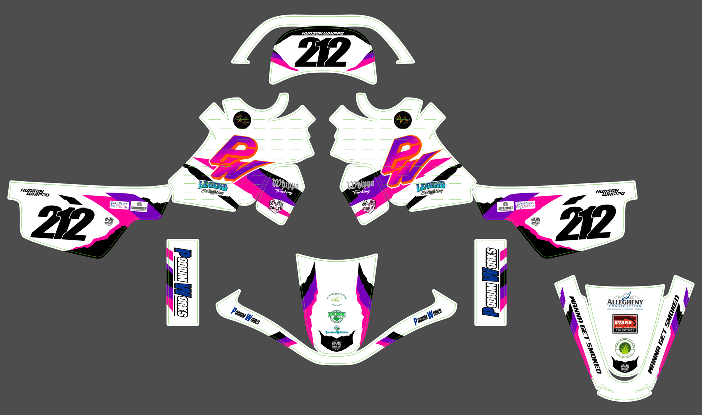 kit gráfico YAMAHA PIWI PW 50 80 1990-2025 - GRYPHX